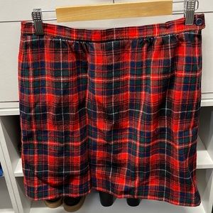 Vintage Pendleton tartan skirt